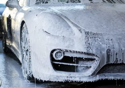 Car filled with foam during wash
